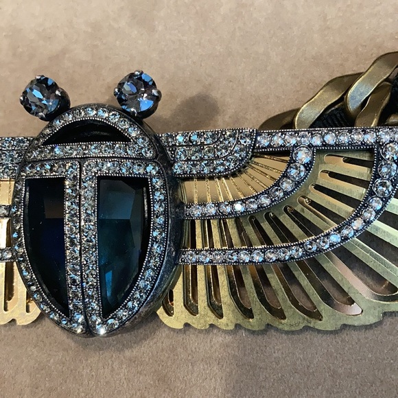 Lanvin Scarab Beetle necklace. - Picture 4 of 8